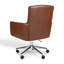 Fauteuil de bureau pivotant avec accoudoirs rembourrés Martha Stewart Zaya