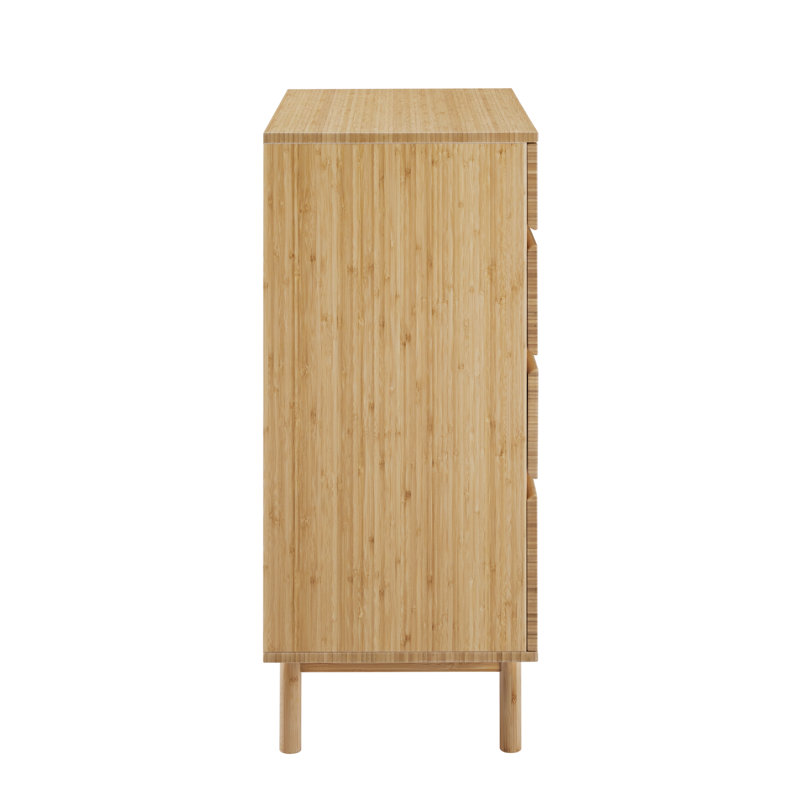 Benji Solid Wood 34'' W 4 - Drawer Dresser