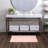 Diva High/Low Non-Slip Fade/Stain Resistant Machine Washable Bath Mat-388404818-388404817