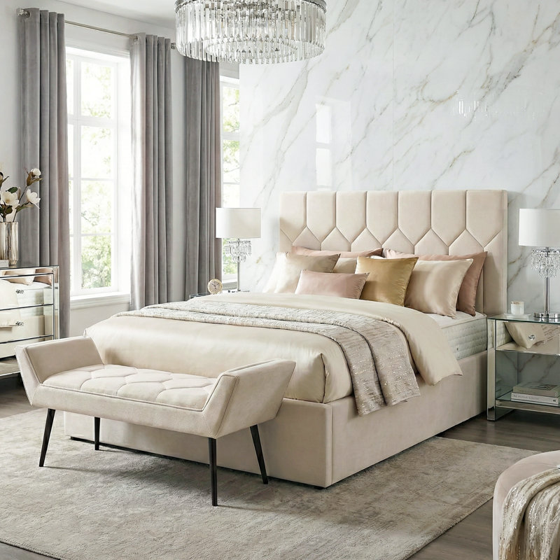 GRIMSBY Piece Bedroom Set, Beige