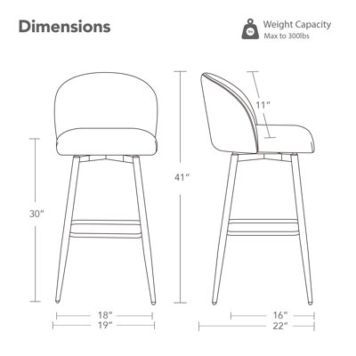 Swivel Counter & Bar Stool