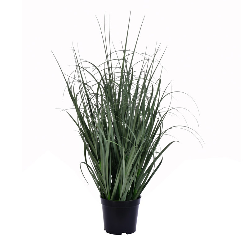 Artificial Green Potted Ryegrass, 24" H x 12" W x 12" D