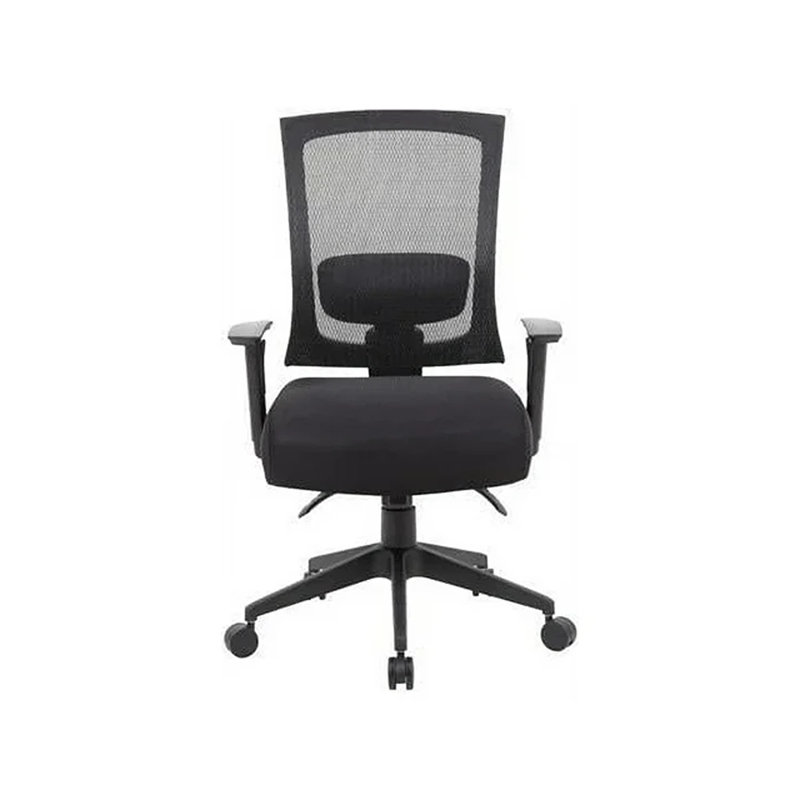 Adjustable Mesh Task Chair with Lumbar Support, Black