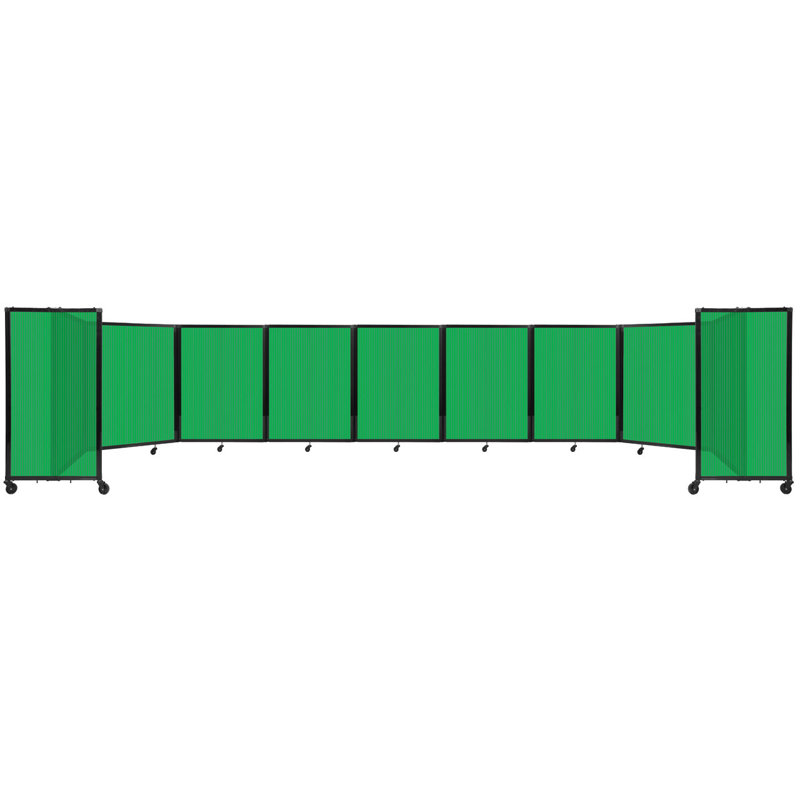 Cloison murale en polycarbonate 360, H 48 po x l 300 po, Vert