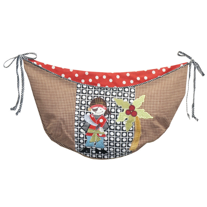 Pirates Cove Floral 100% Cotton Polka Dots Crib