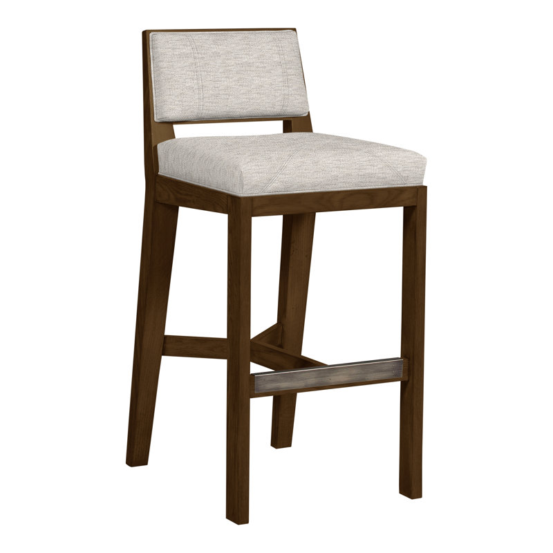 Thom Filicia 32.5'' Bar Stool, Havana, Impala Linen