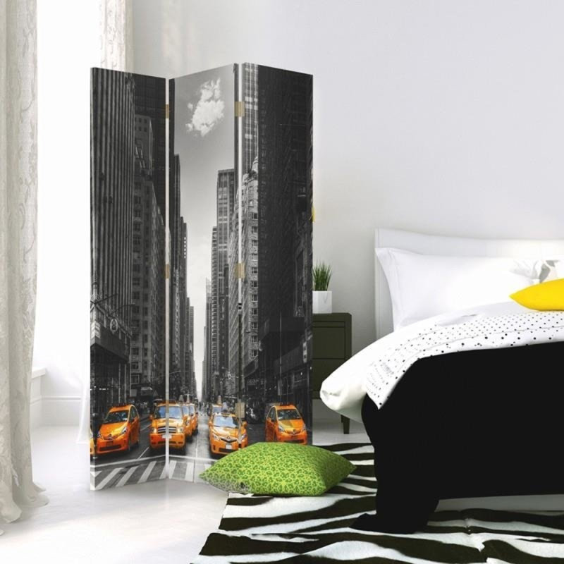 Abbiegail Solid Wood Folding Room Divider, 110cm H x 150cm W x 2.2cm D, 3