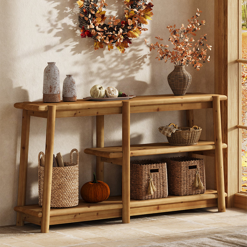 160cm Solid Wood Console Table