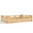 Minimalist Wood Floor Bed Frame with Protective Guardrails, Low Profile Platform Bed for Kids & Adults-259374691-259374695