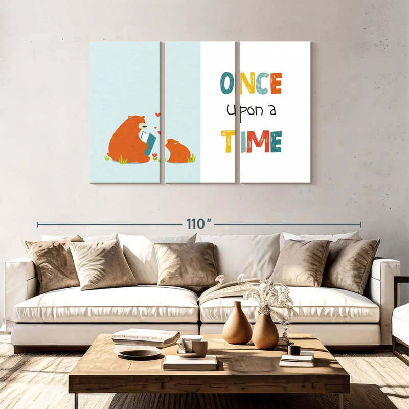 Ashelle Nursery Il était une fois, H 48 po x l 74 po
