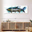 Ensemble de 3 poissons sur toile Tarpon-2061114601