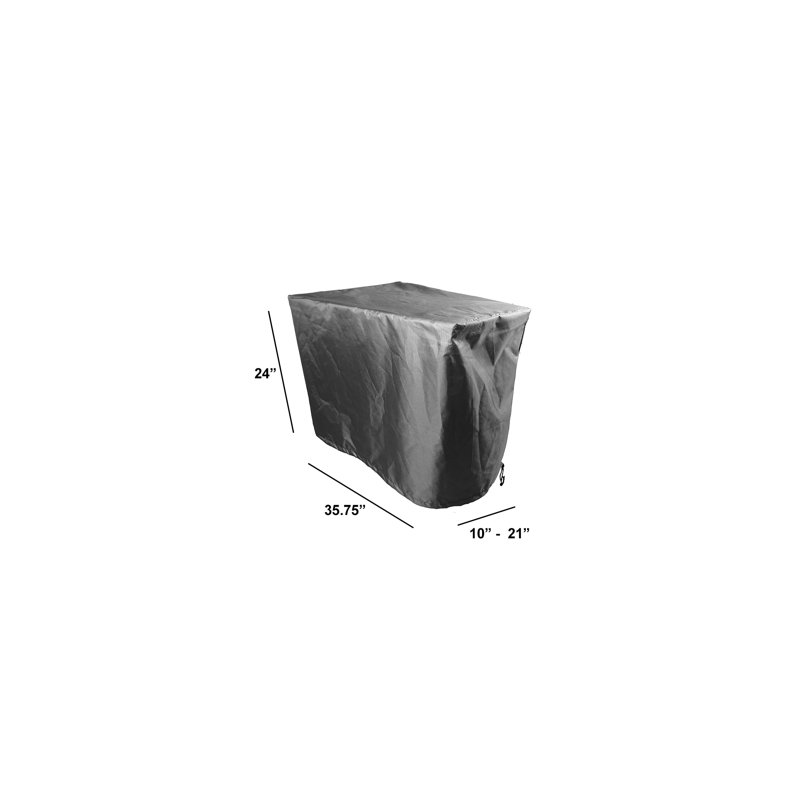 Weather X Patio Table Cover, 24" H x 35.75" W x 10" D