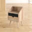 Rousseau 40cm W Solid Wood Bedside Table-1909085588
