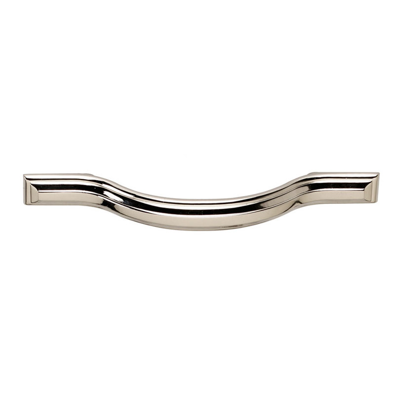 Geometric Arch Pull, Polished Nickel