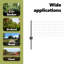 Fence with Post Segment Outdoor Barrier Garden Terrace Divider Boundary-1585767887-1585767877