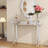 Urav Mirrored Glass Console Table
