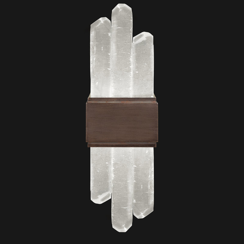 Lior Flush Mounted Sconce, Bronze, 3000, 21" H x 5" W x 4" D