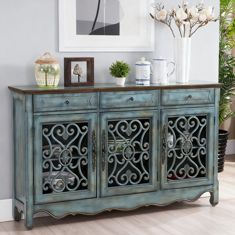 Banc de rangement pour chaussures en bois massif bleu clair, Bleu clair