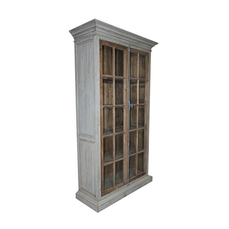 Herminie Storage Bookcase, Grey Brown