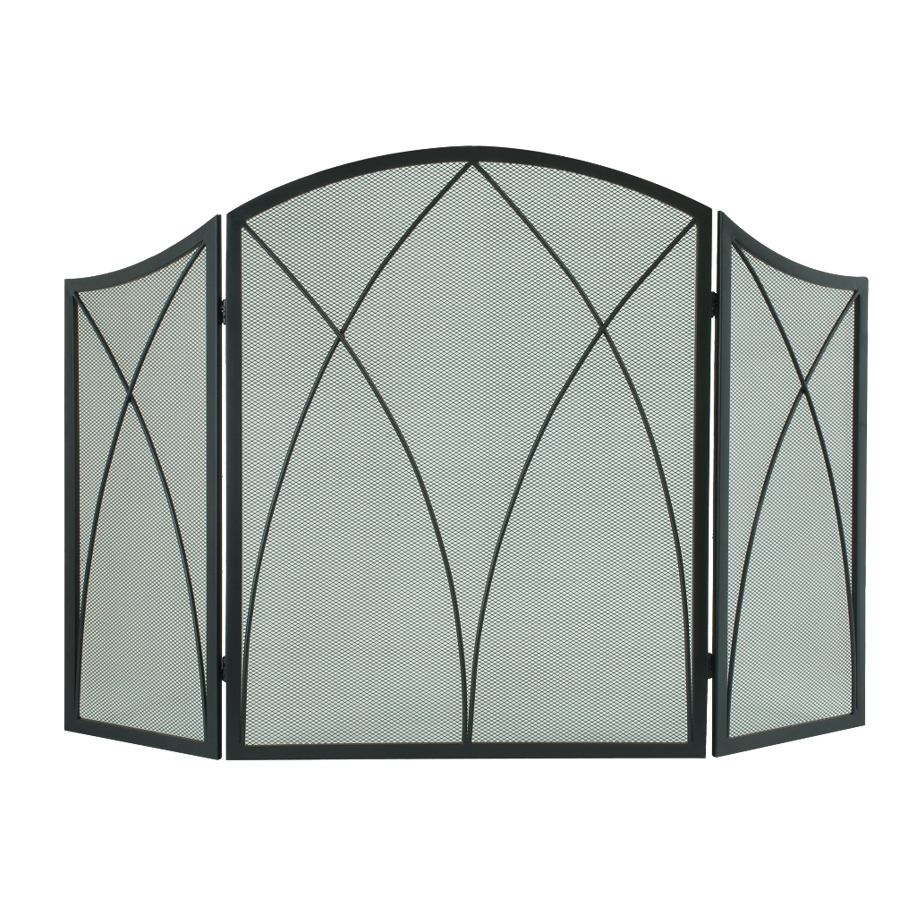 Charlton Home® Yeo 3 Panel Steel Fireplace Screen "& Reviews" | Wayfair