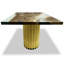 Evohe Walnut Wood Dining Table-469767328