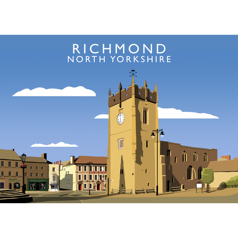 'Richmond 3' 1 Piece Wall Art, 30 cm H x 40 cm W x 1 cm D, No Frame