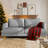 70" Upholstered Square Arm Loveseat Sofa Modern Sofa Couch with USB-337073816-377999992