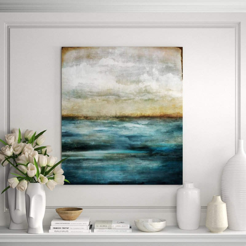 Pacific Winter Print by James McAllen, Glass Coat, 28" H x 24" W