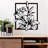 Lily Flowers Metal Wall Art - Floral Nature Wall Decor - Elegant Flower Silhouette Design - Rustic Garden Wall Hanging - Modern Industrial Metal Sculpture - Home Living Room Decor - Stylish Botanical Statement Art Piece-1490214930
