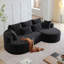 Canapé modulaire surdimensionné rembourré, canapé en nuage courbé extra large et large à 4 places de 105 po avec 7 coussins, canapé-lit combiné gratuit pour le salon, la chambre à coucher-1150039536