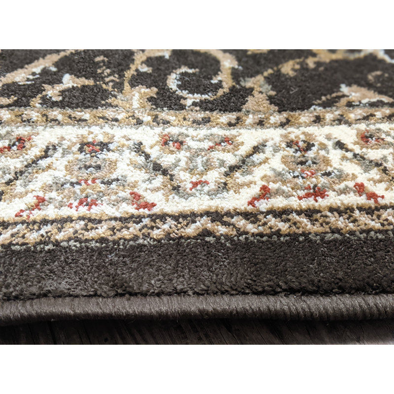Tapis brun Weisgerber, Rectangle 3 pi 3 po x 4 pi 11 po