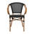 Damore All-Weather Commercial Paris Chairs with Arms and Metal Frame-682086256
