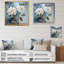 «Blue Hydrangea Blooms In Grey Tone I», reproduction sur toile-1630419037-1630419036