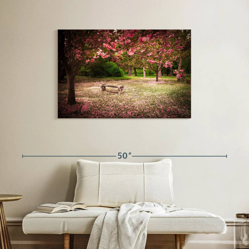 Banc Harnek Cherry Blossom, H 26 po x l 39 po