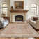8x10 Machine Washable Area Rug for Living Room Vintage Brick Low Pile Non-Slip Rug