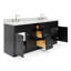 Ensemble de meuble-lavabo double 73 po Partham-67491843