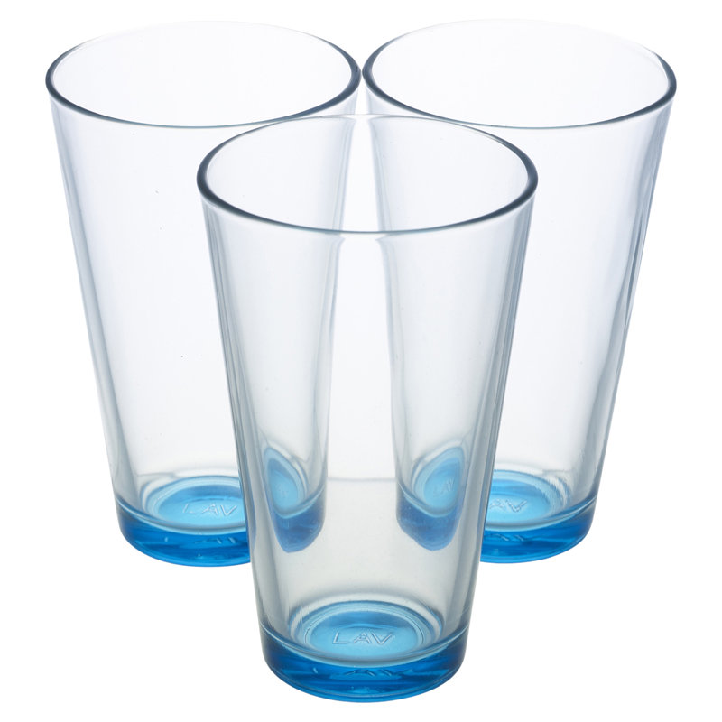 320 ml Drinking Glass, 6, Red