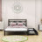 Metal Platform Bed with 2 Drawers-1514307475