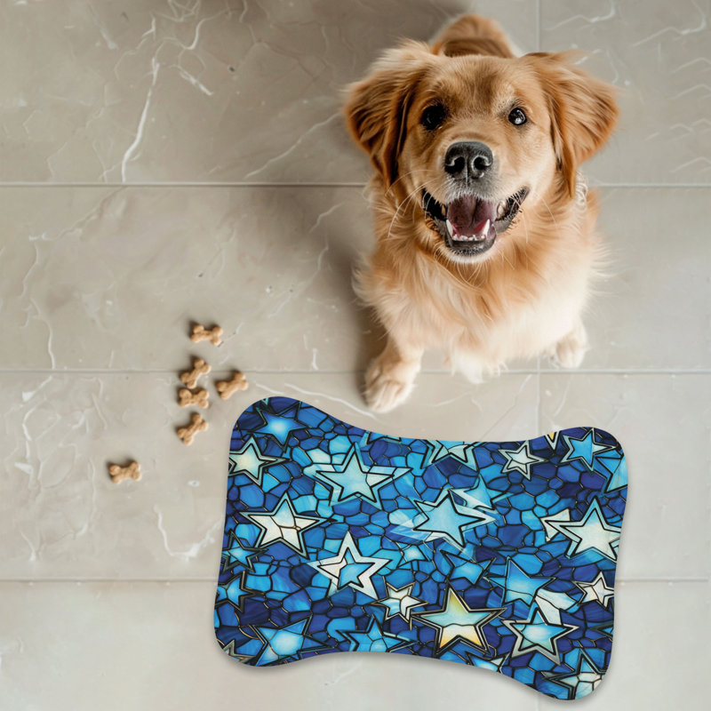 Tapis d'alimentation en os 1 pièce Patriotic Mosaics
