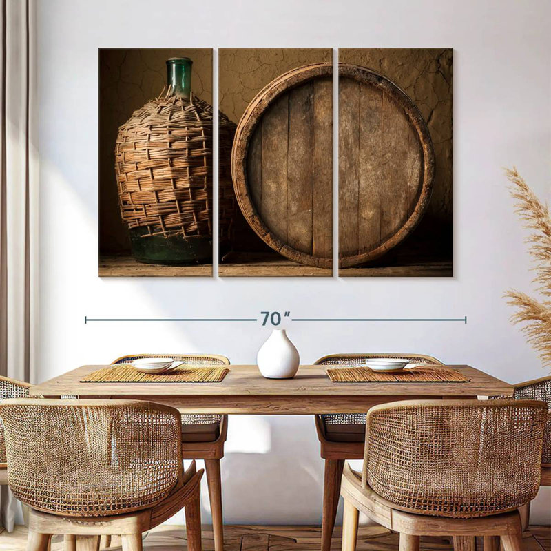 Yarlin Old Wine Barrel, 32" H x 50" W