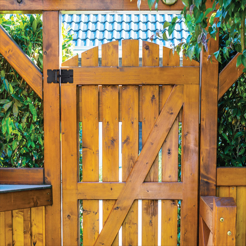 Heavy Duty Self-Closing Adjustable Gate Hinges | Galvanized Steel