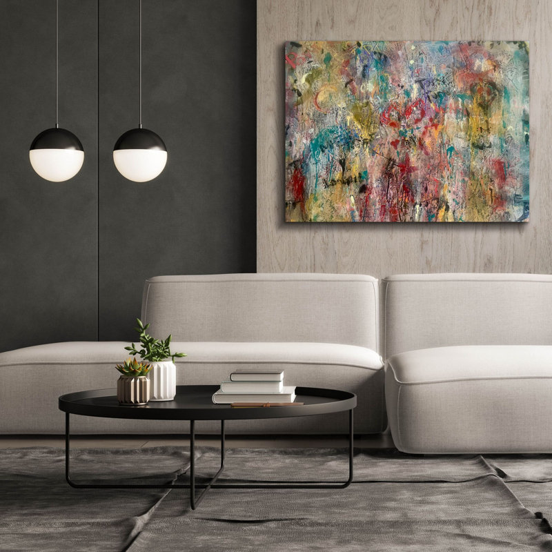 «Kings Highway No. 1» par Design Fabrikken, art mural sur toile, H 40 po x l 54 po x P 1,5 po