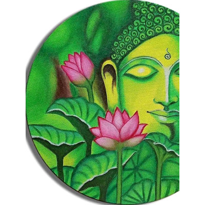 Bouddha spirituel méditant | Acrylique sur toile | Par Shankar Kamila