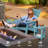 16 Inch Round Outdoor Side Table Adirondack Plastic/Resin Patio Side Table Weather Resistant End Table with Storage Shelf （Set of 2）-1624185083