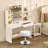 Leather Vanity Stool-70531908-70531909
