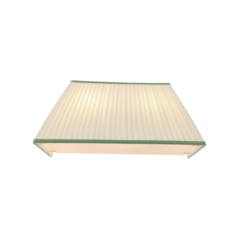 Amanda Lindroth Rectangle Flush Mounted Sconce, Green