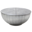 Table basse avec rangement en aluminium Innes
