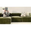 Canapé modulaire en chenille 4 pièces avec repose-pieds 4 pièces-348890732