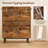 5-Tier Shoe Cabinet with Barn-Inspired Doors-830026650