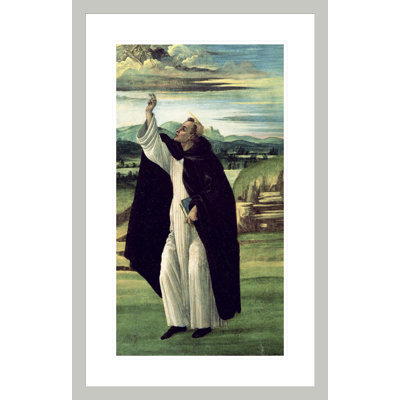 St. Dominic by Sandro Botticelli -Framed Giclee Print